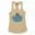 Va Surudhi Polam Women's Racerback Tank in Solid Banana Cream Color